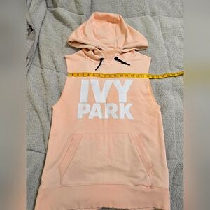 Ivy Park women's sleeveless hoodie. Size XS. NWOT. Smoke free.